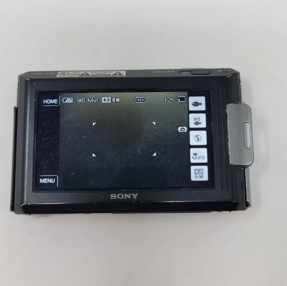 Sony DSC-T90 Carl Zeiss Cybershot And Marine Waterproof Case 2 New Batteries